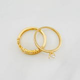 Anillo Solitario Corona 4.5g / T7 1/4 Oro Amarillo 18K