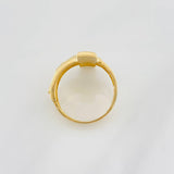 Anillo Cruz Cristo 6.70g / T9 1/2 Oro Amarillo 18K