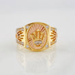 Anillo Corona 5.55g / T9 Tres Oros 18K