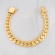 Pulso Cubano 129.35g / 9 3/4 in / 13.9mm Oro Amarillo 18K