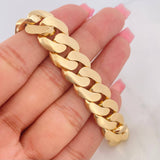 Pulso Cubano 129.35g / 9 3/4 in / 13.9mm Oro Amarillo 18K