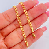 Pulso Cubano 2.25g / 7 in / 3.24mm Oro Amarillo 18K