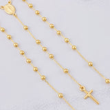 Rosario Virgen Milagrosa 3.6g / 17 3/4 in / 2.5mm Oro Amarillo 18K