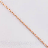 Pulso Ice 4.6g / 8 in / 2.4mm Dos Oros Blanco Rosa 18K