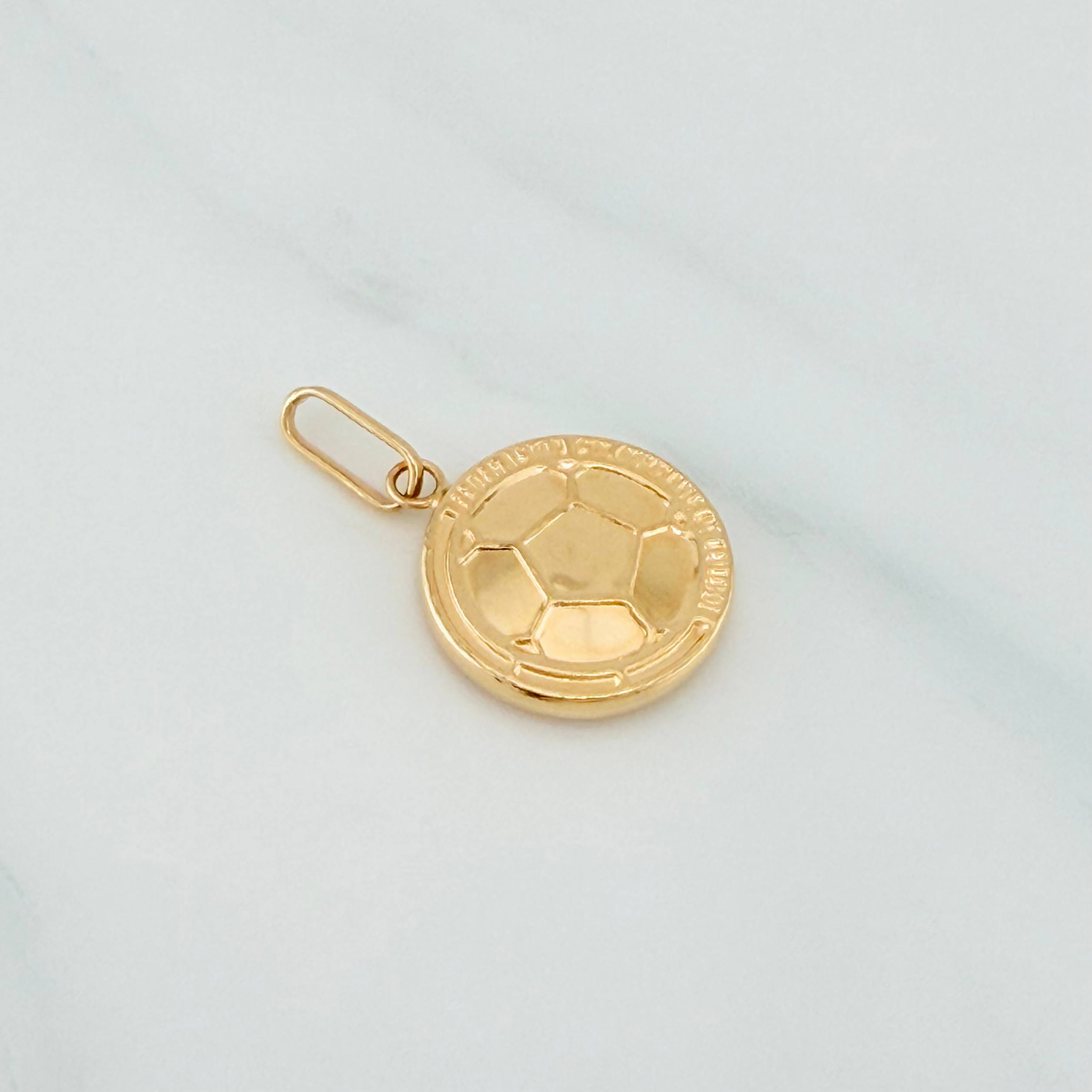 Dije Escudo Colombia 1.1 g / 1 in Oro Amarillo 18K