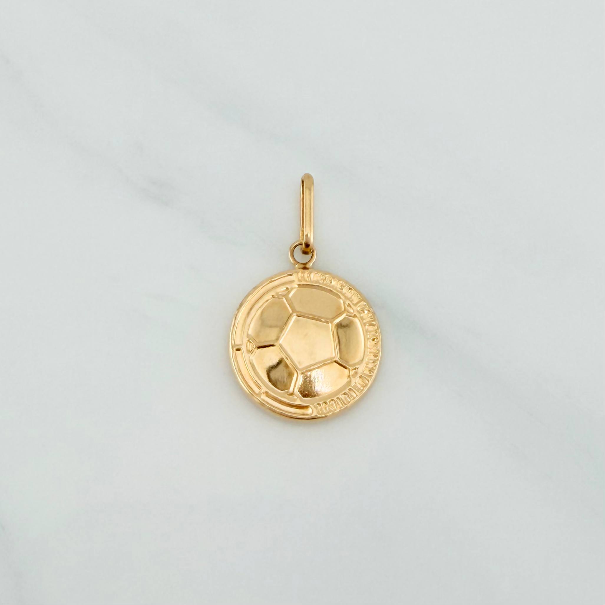 Dije Escudo Colombia 1.1 g / 1 in Oro Amarillo 18K