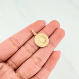 Dije Escudo Colombia 1.1 g / 1 in Oro Amarillo 18K