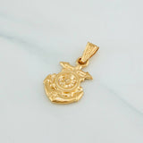 Pendant Anchor Helm 1.4 g / 1 1/4 in 18K Yellow Gold