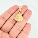 Pendant Anchor Helm 1.4 g / 1 1/4 in 18K Yellow Gold