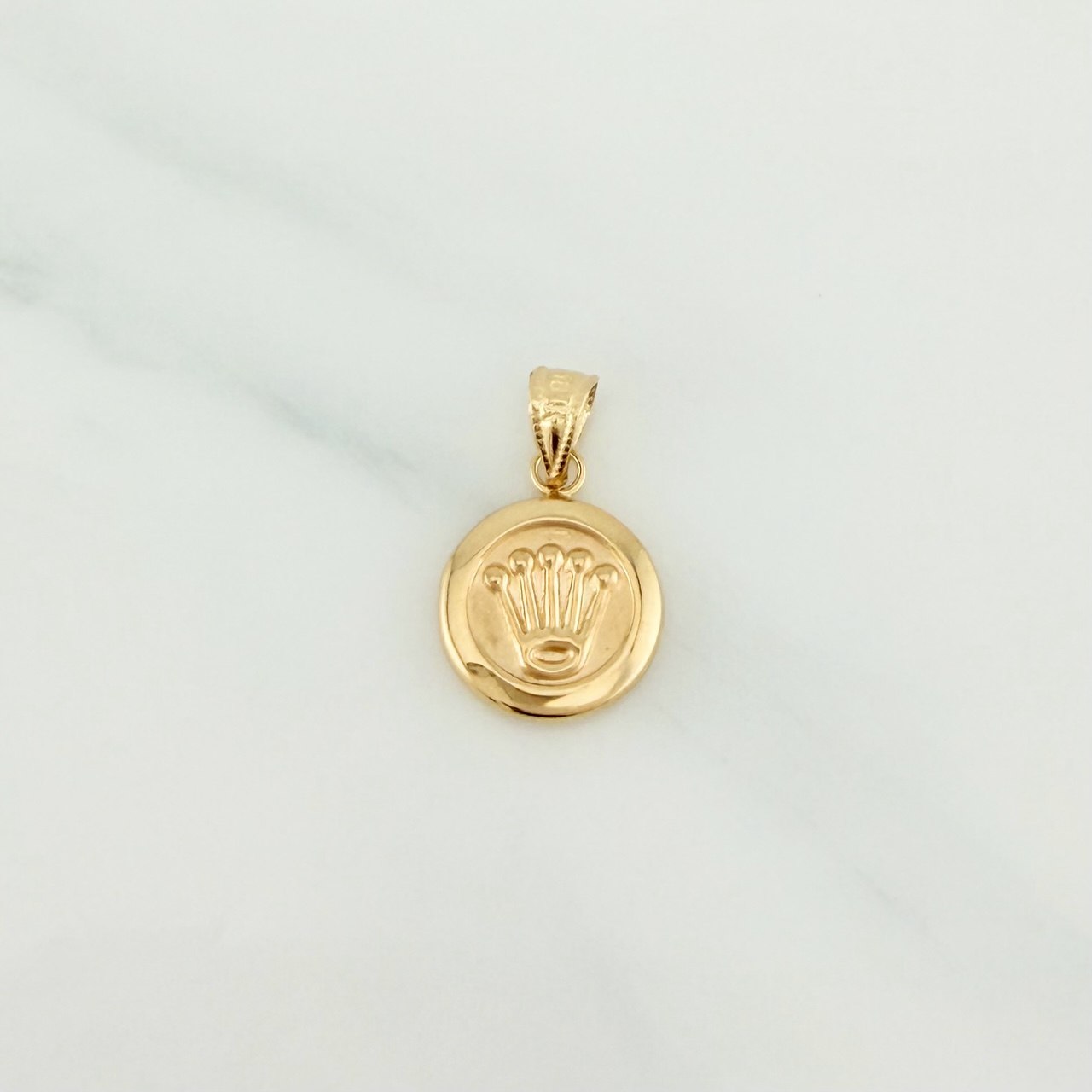 Pendant Crown 0.8 g / 3/4 in Yellow Gold 18K
