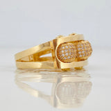 Fire Beads Ring 8.75g / T9 3/4 Yellow Gold 18K