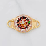 Herraje Ruleta Casino 6.65g / 1 1/2 in Tres Oros 18K