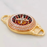 Herraje Ruleta Casino 6.65g / 1 1/2 in Tres Oros 18K