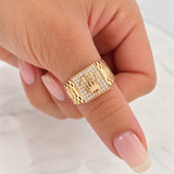 Crown Ring 6.05g / T10 1/4 Yellow Gold 18K