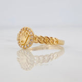 Crown Ring 1.95g / T7 Yellow Gold 18K