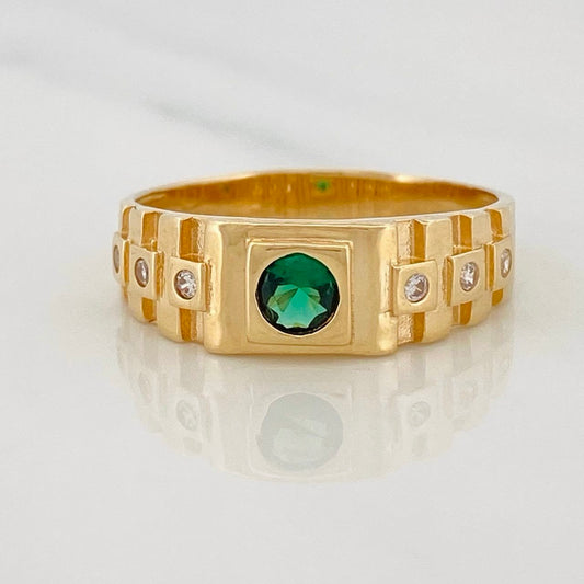 Halo Circles Ring 3.95g / T9 1/4 Yellow Gold 18K