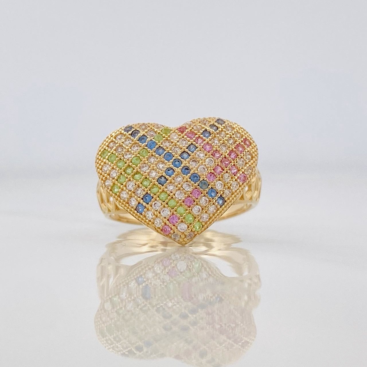 Heart Ring 3.5g / T5 3/4 Yellow Gold 18K