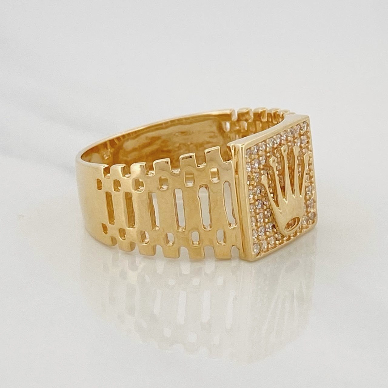 Crown Ring 6.05g / T10 1/4 Yellow Gold 18K