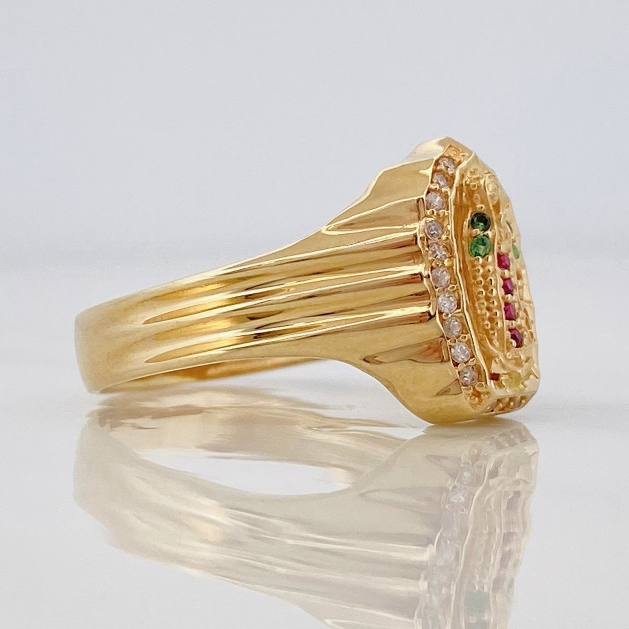 Anillo Virgen de Guadalupe 4.55g / T8 3/4 Oro Amarillo 18K