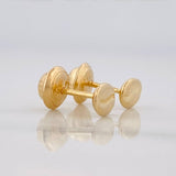 Topos Grano de Cafe 0.6g / in / 4.15mm Oro Amarillo 18K