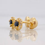 Topos Flor 1.1g / in / 5.7mm Oro Amarillo 18K