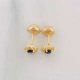 Topos Flor 1.1g / in / 5.7mm Oro Amarillo 18K