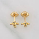 Topos Cruz 0.9g / in / 2.25mm Oro Amarillo 18K