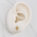 Topos Cruz 0.9g / in / 2.25mm Oro Amarillo 18K