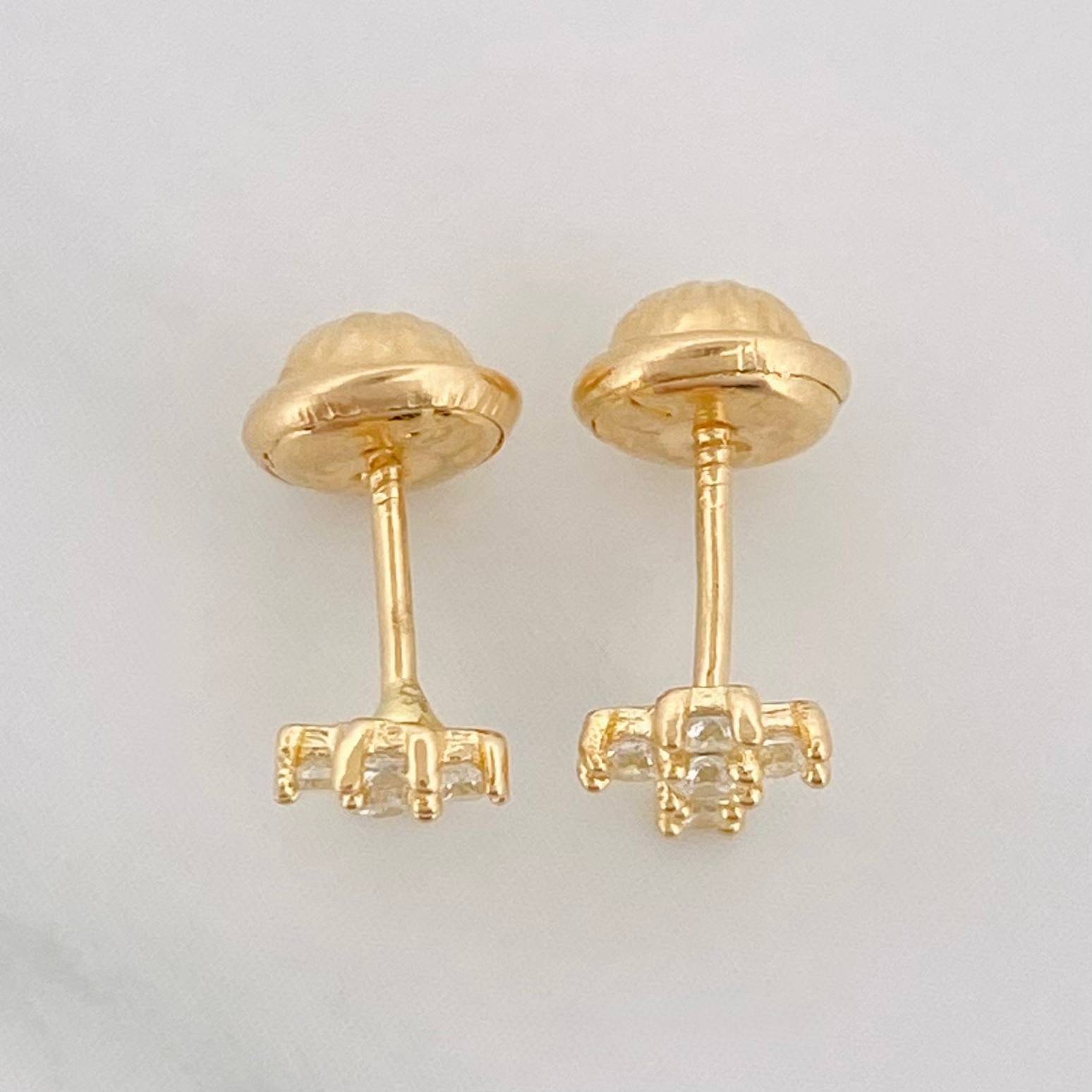 Topos Cruz 0.8g / in / 2.25mm Oro Amarillo 18K