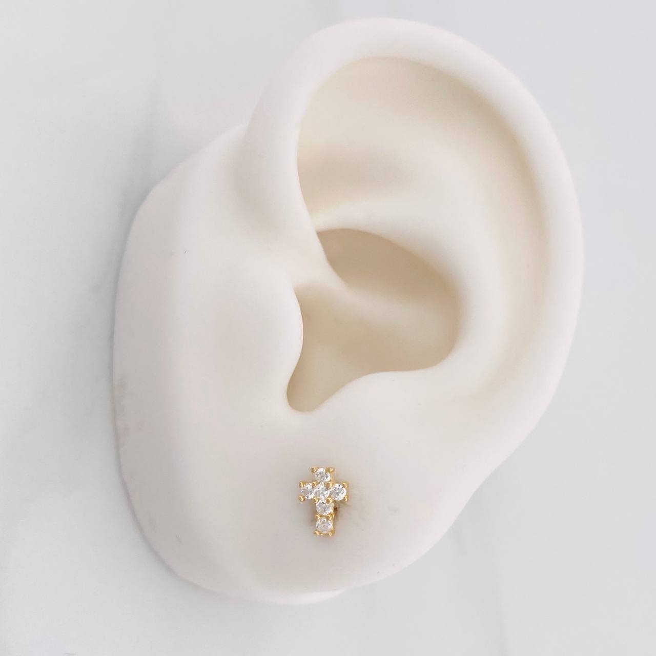 Topos Cruz 0.8g / in / 2.25mm Oro Amarillo 18K