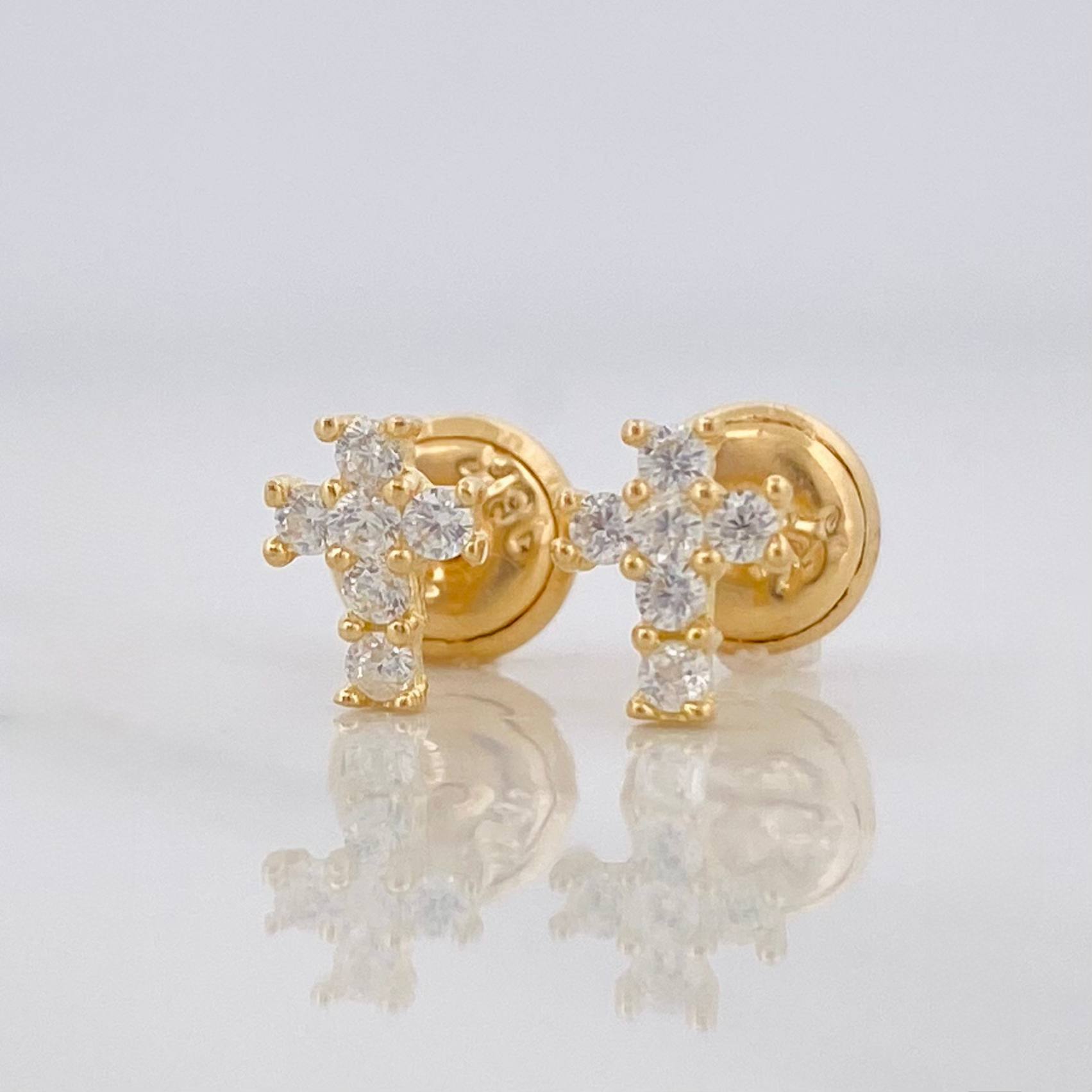 Topos Cruz 0.8g / in / 2.25mm Oro Amarillo 18K