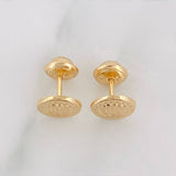 Stud Earrings Corona 0.8g / in / 7.37mm Yellow Gold 18K