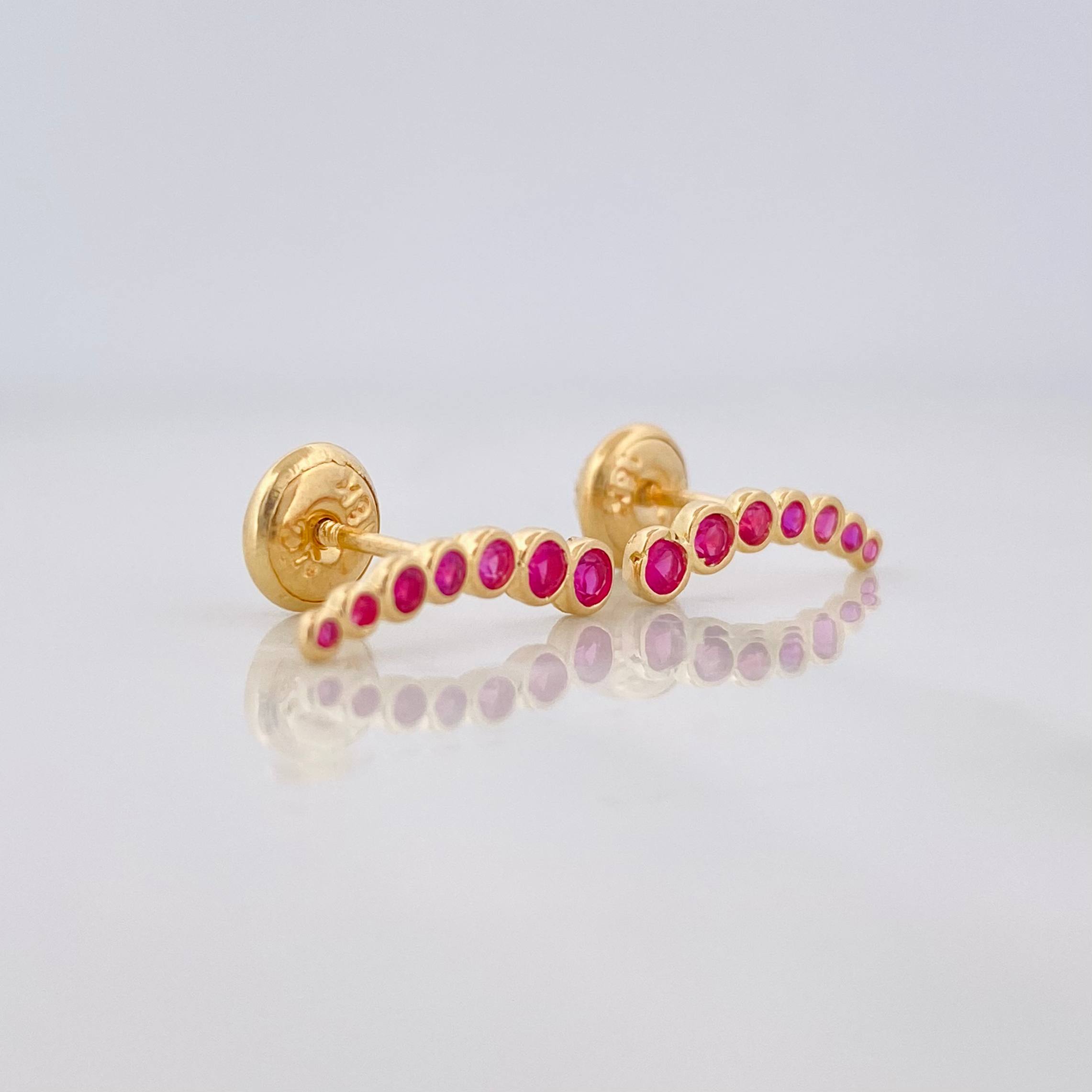 Topos Circulos 0.9g / in / 3mm Oro Amarillo 18K