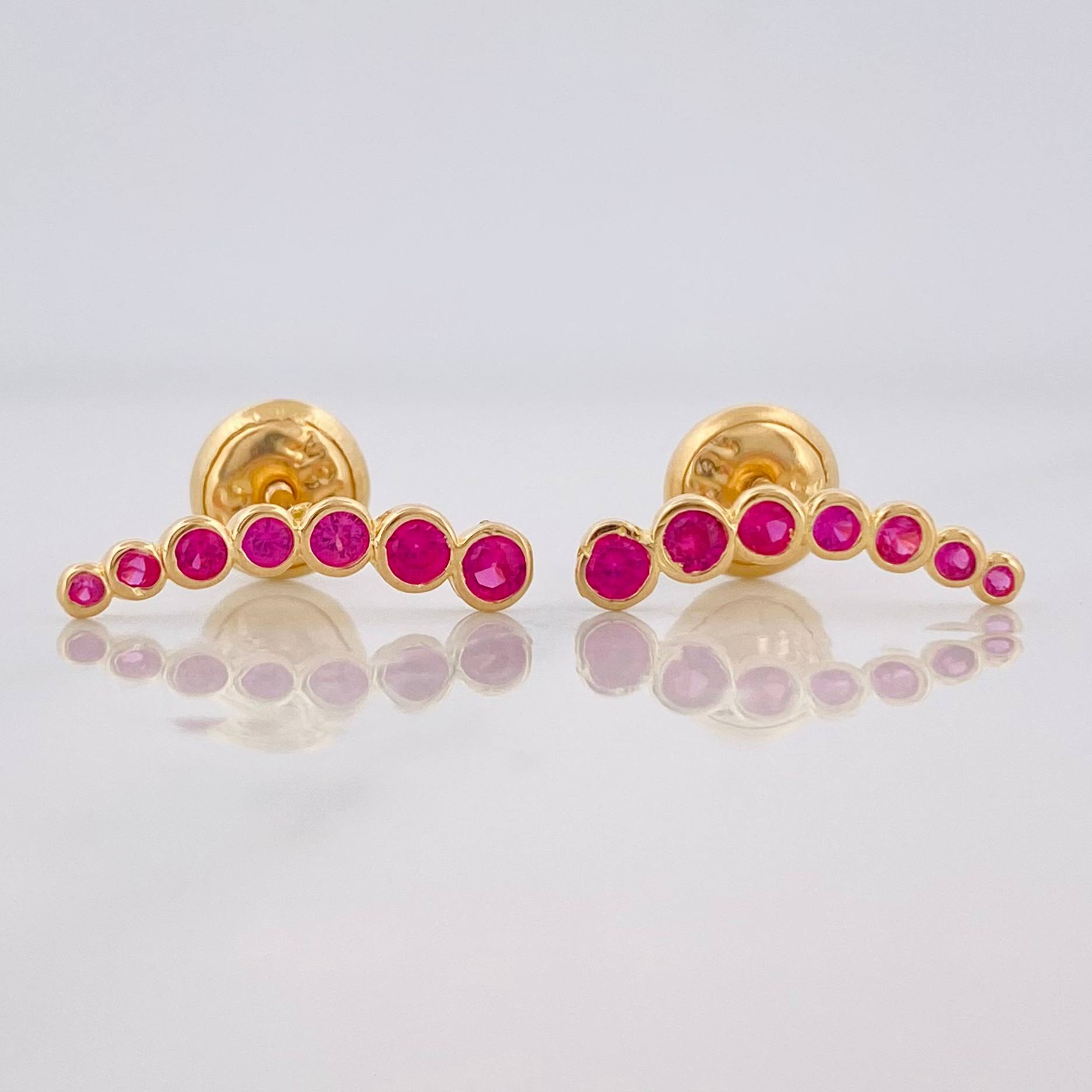 Topos Circulos 0.9g / in / 3mm Oro Amarillo 18K