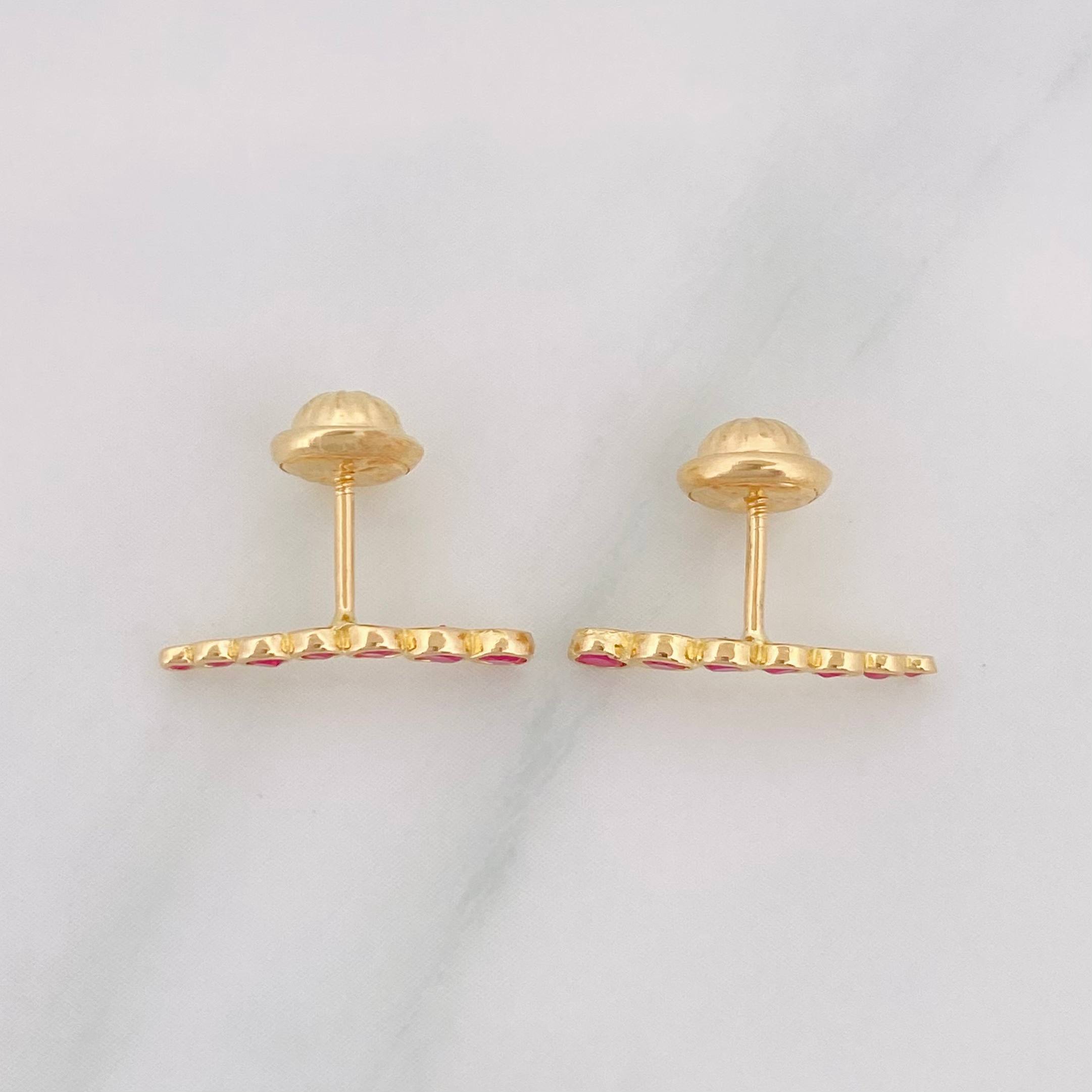 Topos Circulos 0.9g / in / 3mm Oro Amarillo 18K