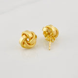 Stud Earrings Nudo 1.6g / in / 9.2mm Yellow Gold 18K