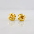 Stud Earrings Nudo 1.6g / in / 9.2mm Yellow Gold 18K