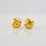 Stud Earrings Nudo 1.6g / in / 9.2mm Yellow Gold 18K