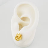 Stud Earrings Nudo 1.6g / in / 9.2mm Yellow Gold 18K
