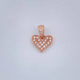 Dije Corazon 1.05gr / 1/2 in / Oro Rosa 18K &