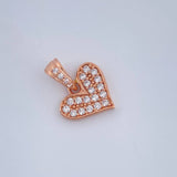 Dije Corazon 1.05gr / 1/2 in / Oro Rosa 18K &