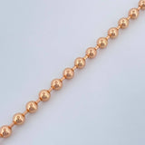 Pulso Militar 6.65gr / 8 in / 4mm Oro Rosa +3 18K &