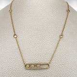 Cadena MSK Aro Seguido 5.8gr / 19 in / 1.4mm Oro Amarillo +3 18K &