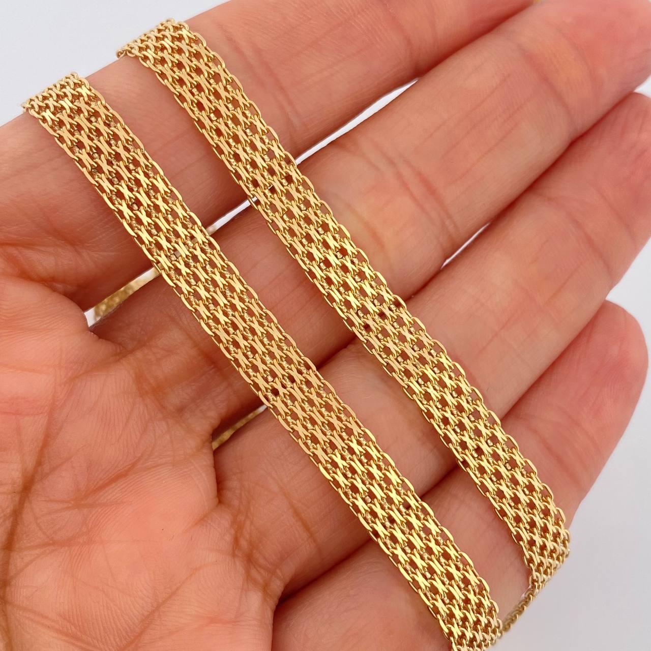 Cadena China 20.65gr / 23 3/4 in / 6mm Oro Amarillo +1 18K &
