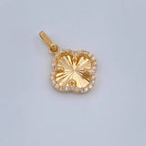 Dije Trebol 1.15gr / 3/4 in / Oro Amarillo Nac.Esp. 18K &