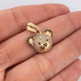 Dije  Oso 2.7gr / 3/4 in / Oro Amarillo 18K &