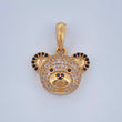 Dije  Oso 2.7gr / 3/4 in / Oro Amarillo 18K &