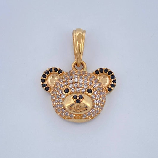 Dije  Oso 2.7gr / 3/4 in / Oro Amarillo 18K &