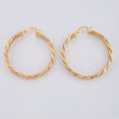 Candongas Vicy 6.05g / 4cm Tres Oros 18K
