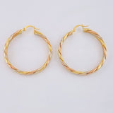 Candongas Vicy 6.05g / 4cm Tres Oros 18K